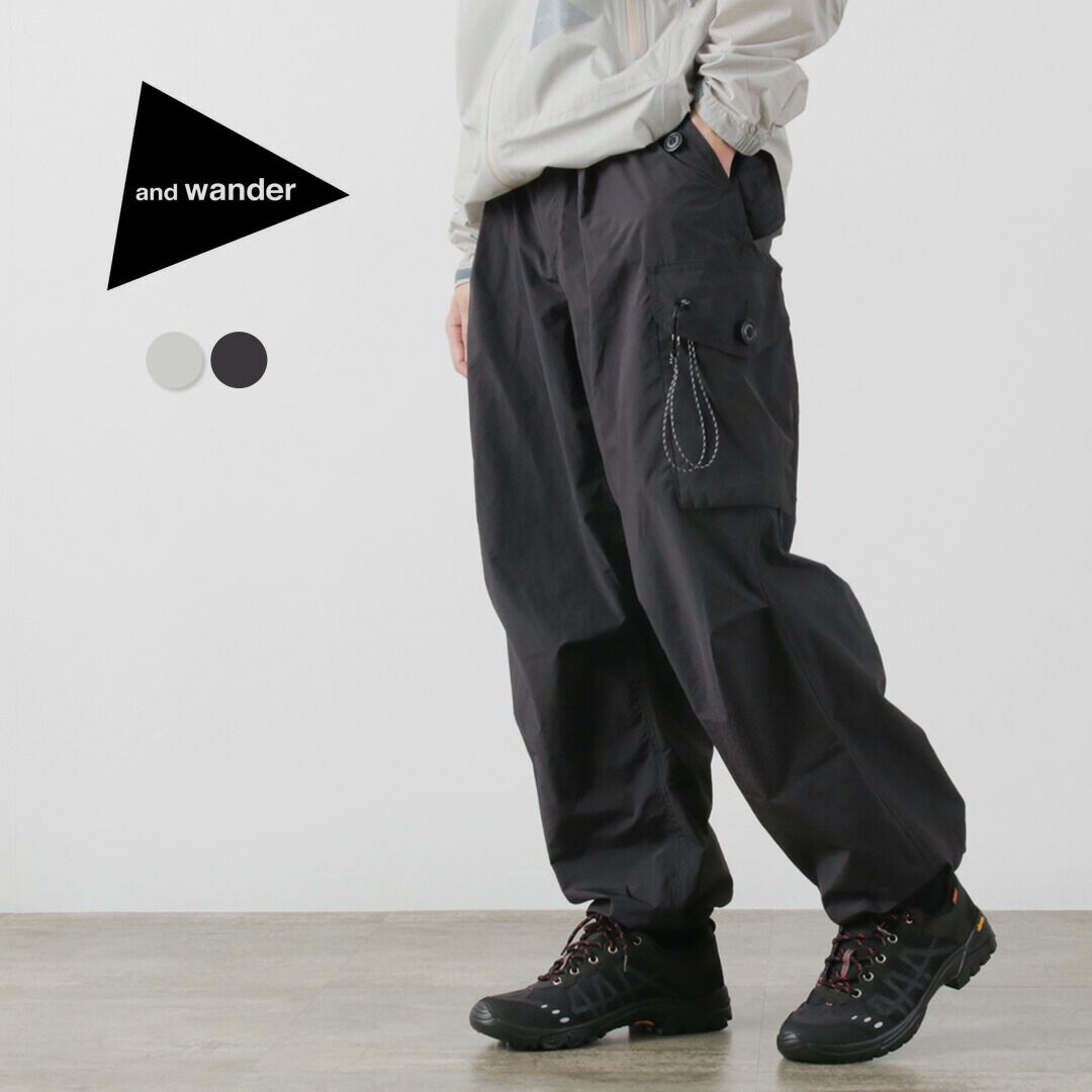 AND WANDER Oversized Cargo Pants