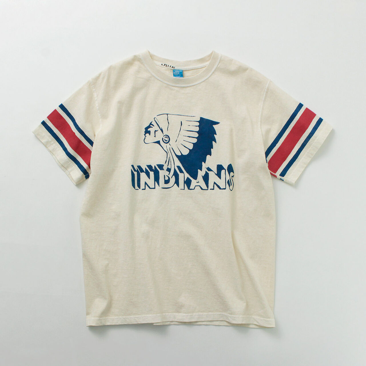 Vintage Sleeve Indian S/S T-Shirt,, large image number 3