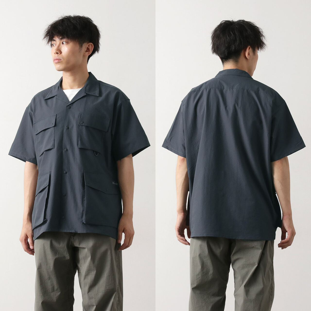Dot Air Utility pocket Short Sleeve Shirt,, large image number 11
