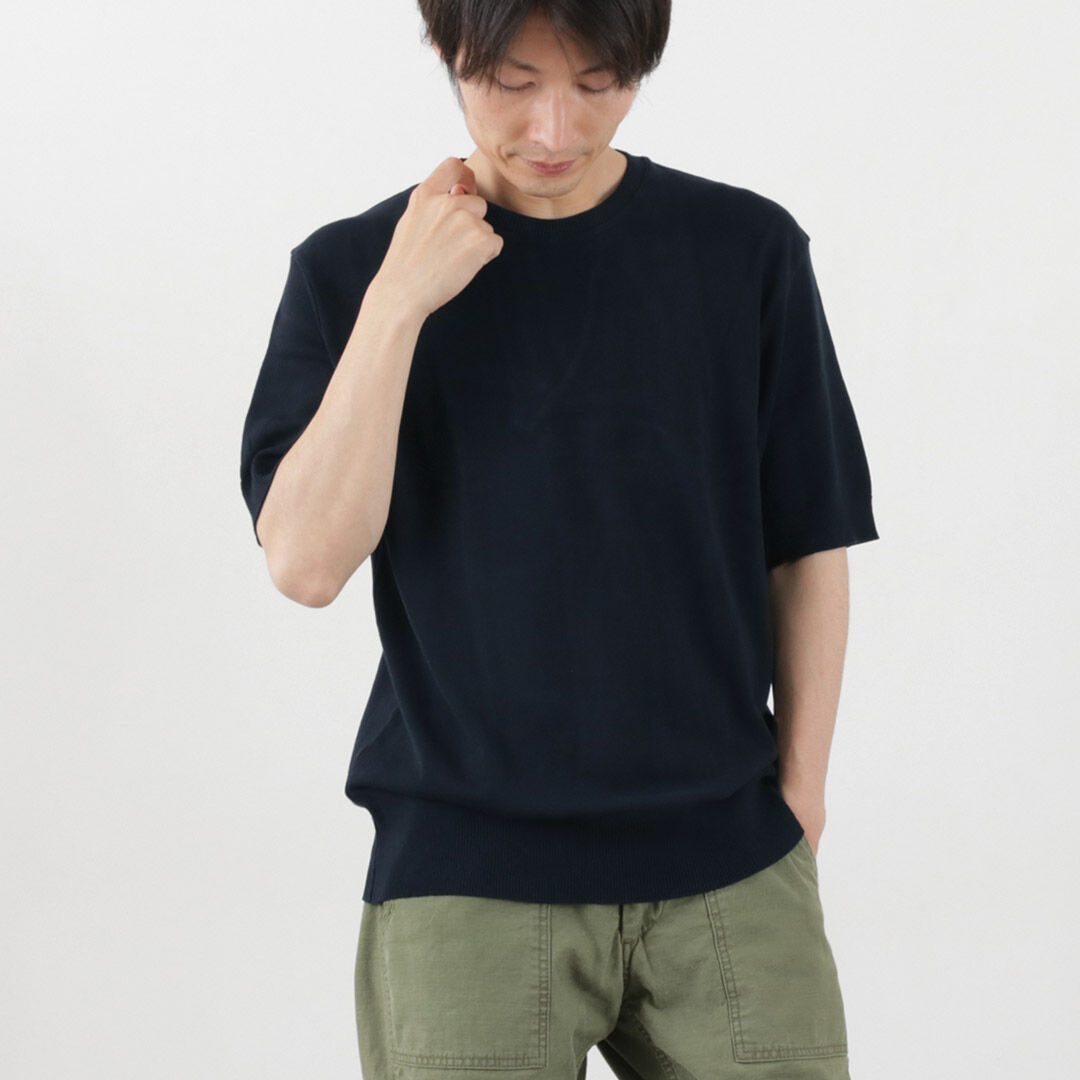 Aragosta Crew Neck Relaxed Fit Knit T-Shirt