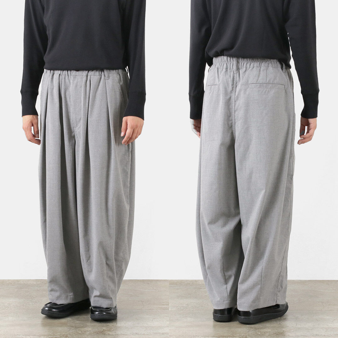 HARVESTY Cropped Circus Pants Balloon Pants Wide Pants