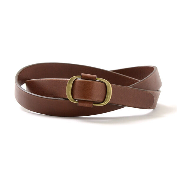 PHADUA Holeless leather buckle belt / 18mm