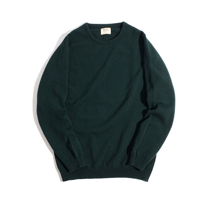 WILLIAM LOCKIE Lambswool crew neck knit