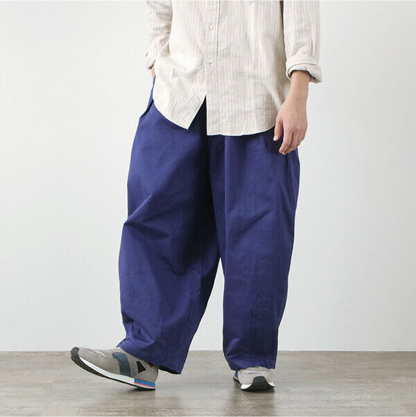 HARVESTY Cotton Chino Circus Pants
