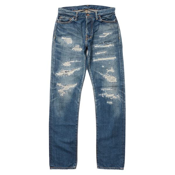 DP001 Straight 5P Denim Pants - Vintage finish