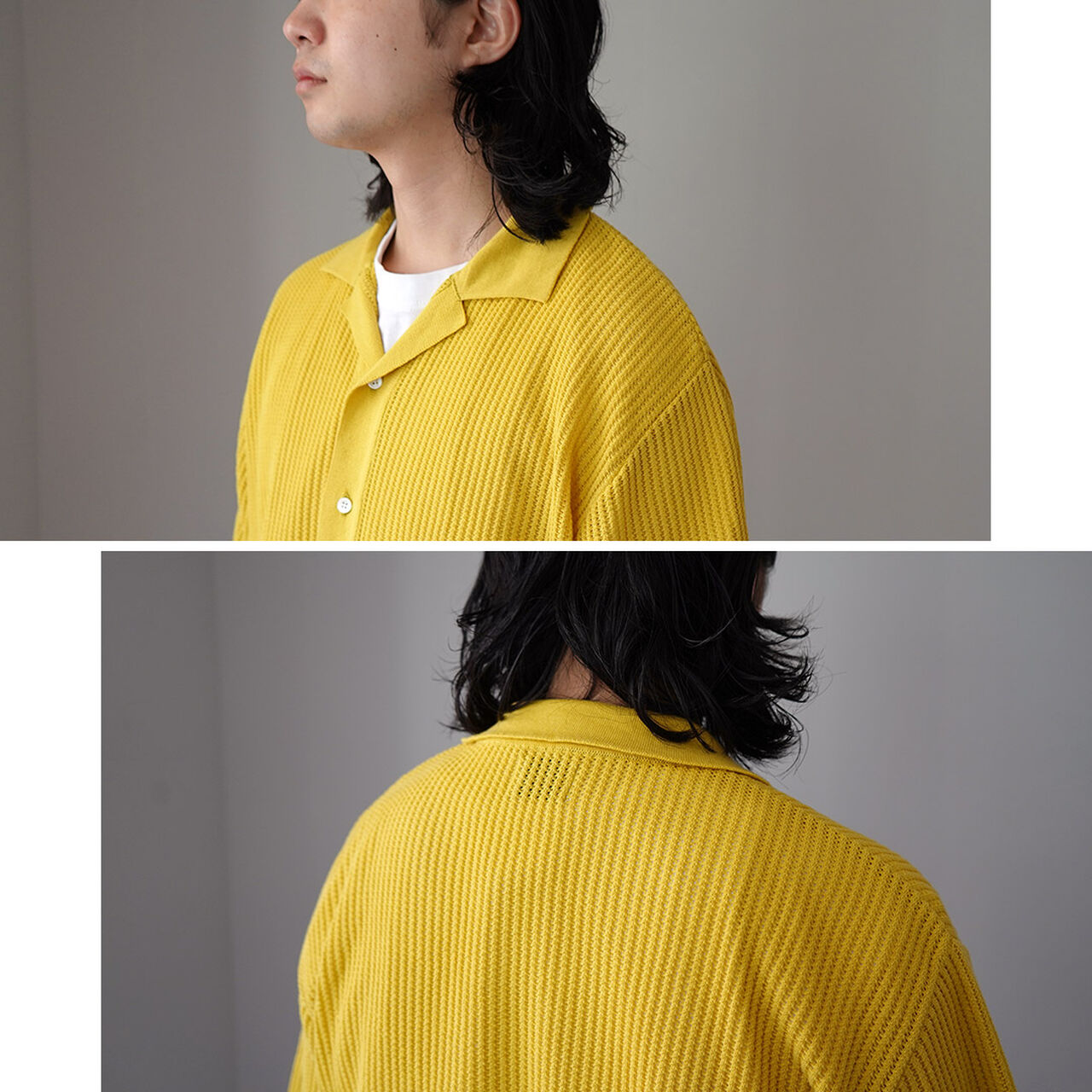 Cotton SUKASHI Knit Shirt,, large image number 8