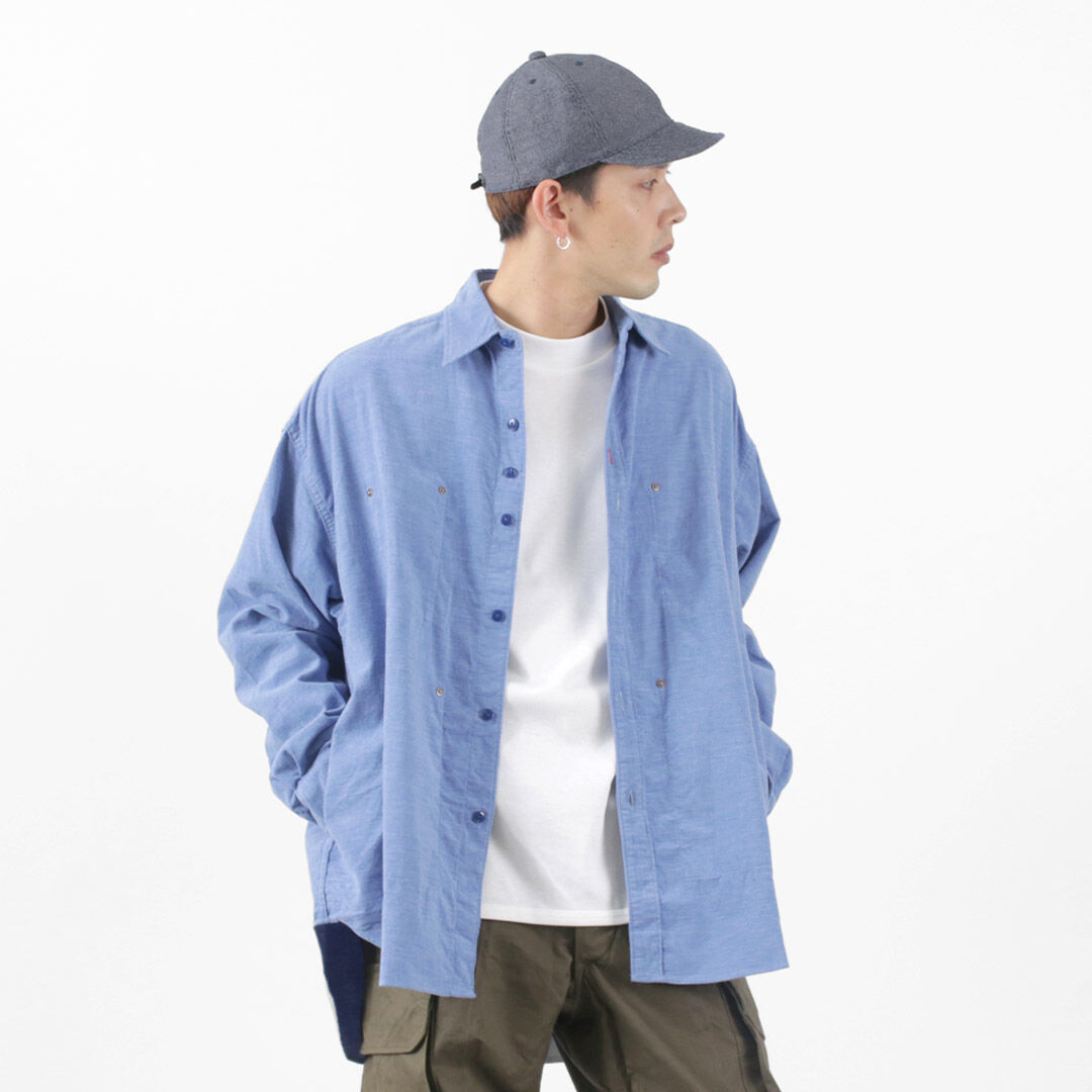 FOB FACTORY F3482 CORDUROY BALL SHIRT