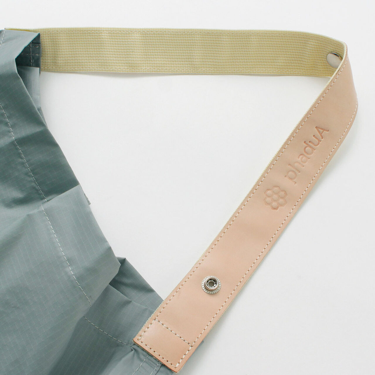 Ripstop Nylon Leather Sack/Shoulder Bag,, large image number 7