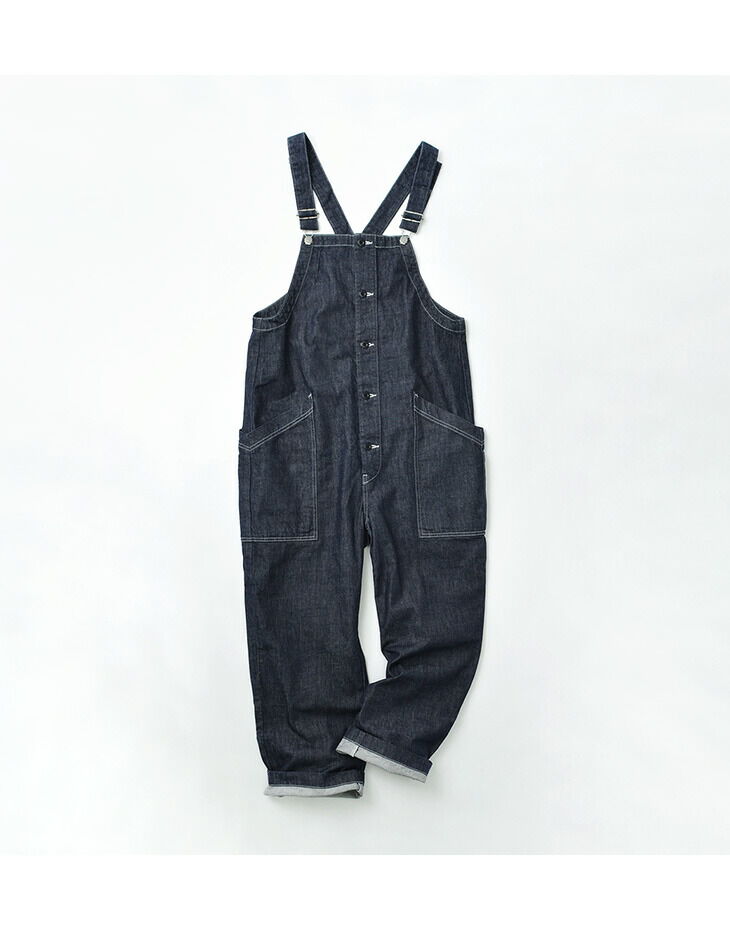 HARVESTY Overalls / 10oz Non-Faded Denim