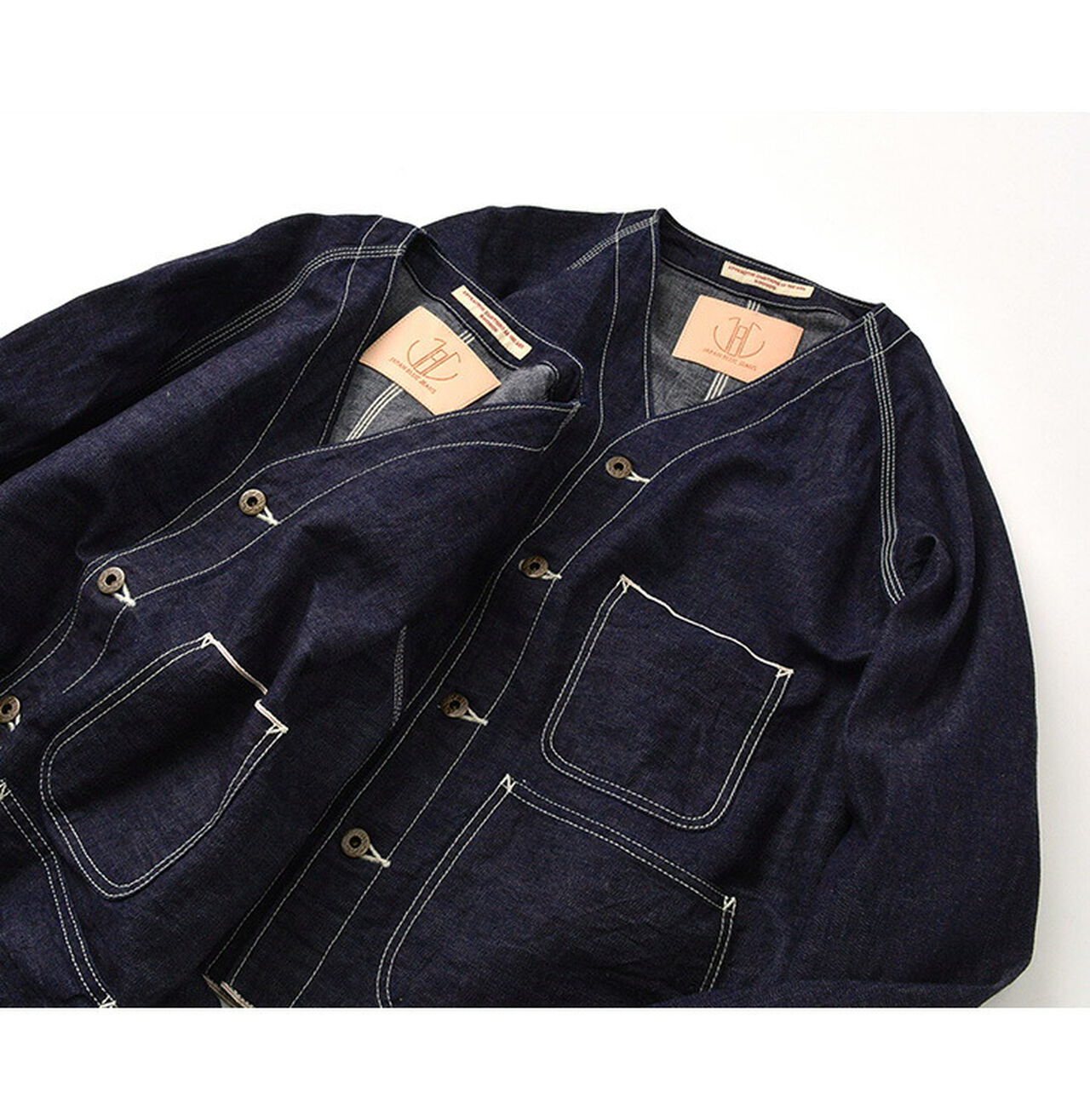 Check out GANRYU's Unique Adjustable Nylon Strap Selvedge Denim Jacket
